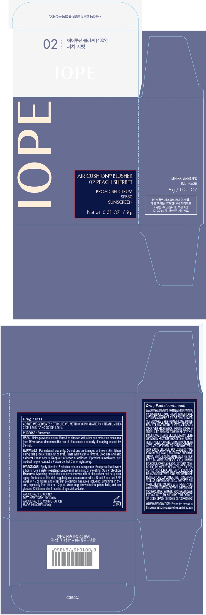 PRINCIPAL DISPLAY PANEL - 9 g Container Carton - 02 Peach Sherbet