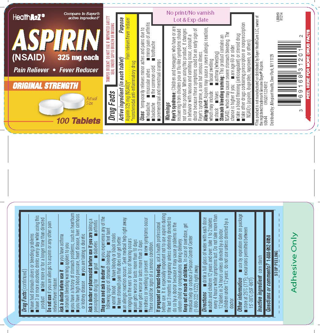 Z:\SPL-OTC Mono\Allegiant Health\Aspirin 325 mg\LB0695.jpg