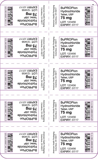 75 mg Bupropion Hydrochloride Tablet Blister