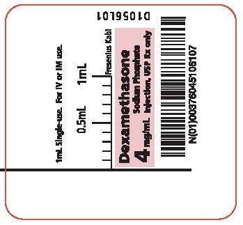 PACKAGE LABEL - PRINCIPAL DISPLAY - Dexamethasone 1 mL Syringe Label
