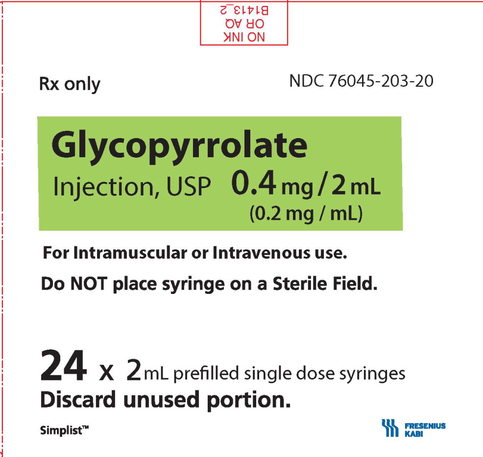 PACKAGE LABEL - PRINCIPAL DISPLAY – Glycopyrrolate 2 mL Carton Panel
