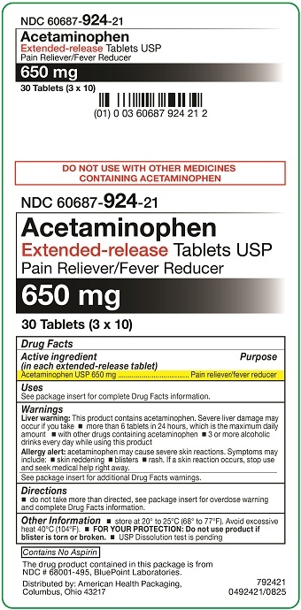650 mg Acetaminophen ER Tablets Carton.jpg