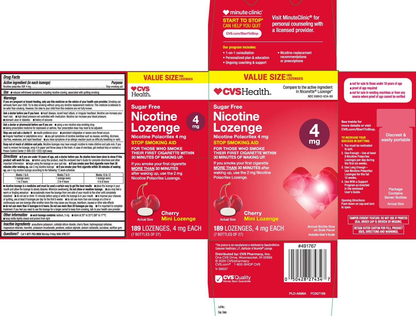 Nicotine Polacrilex USP, 4 mg