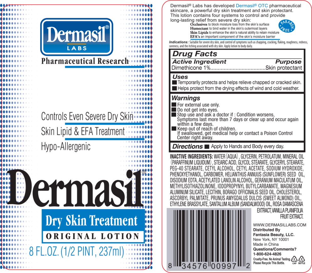 Principal Display Panel - Dermasil Original 8 Bottle Label
