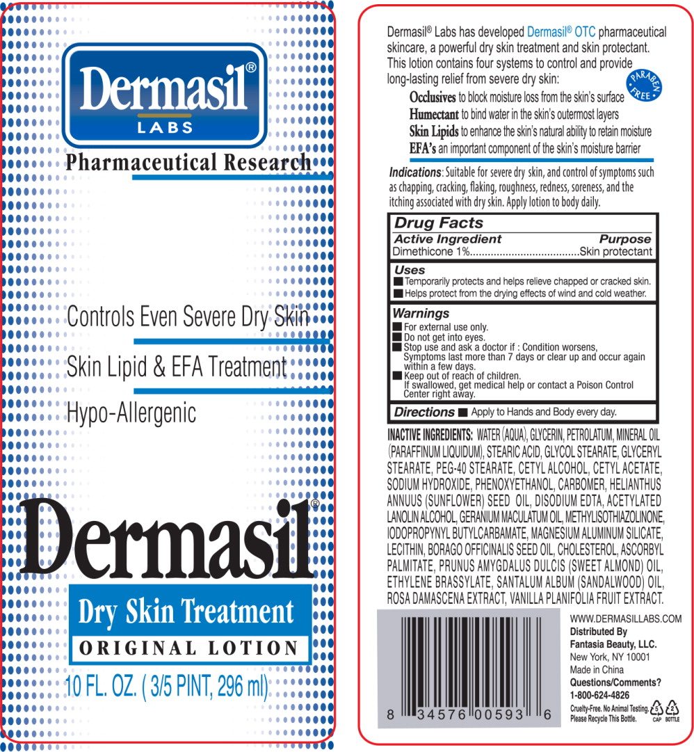 Principal Display Panel - Dermasil Dryskin 10 Bottle Label
