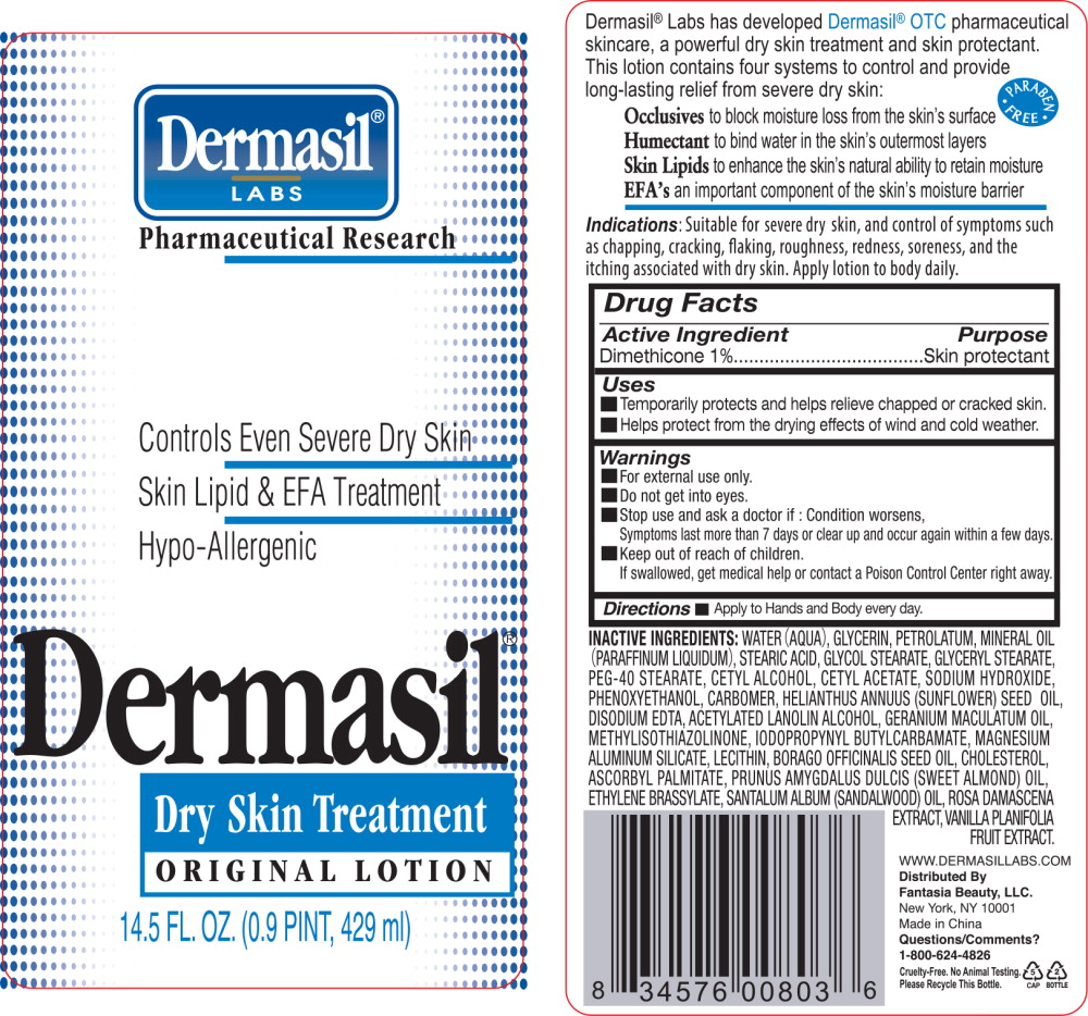 Principal Display Panel - Dermasil Dryskin 14.5 Bottle Label
