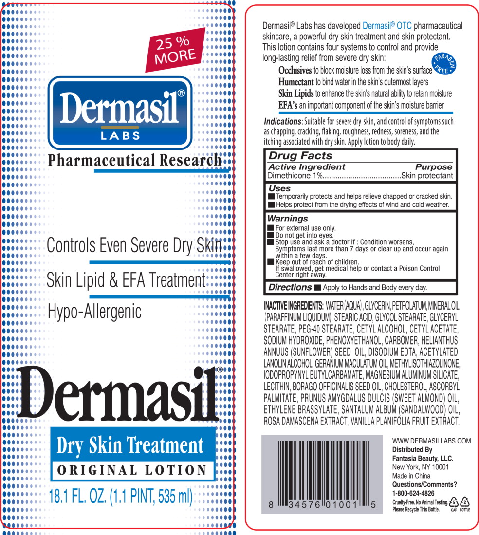 Principal Display Panel - Dermasil Dryskin 18.1 Bottle Label
