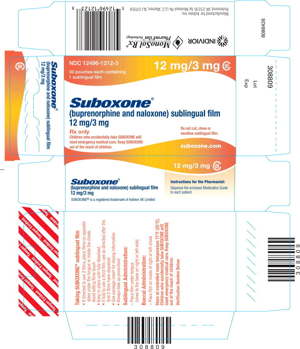 Principal Display Panel – 12 mg Carton Label

