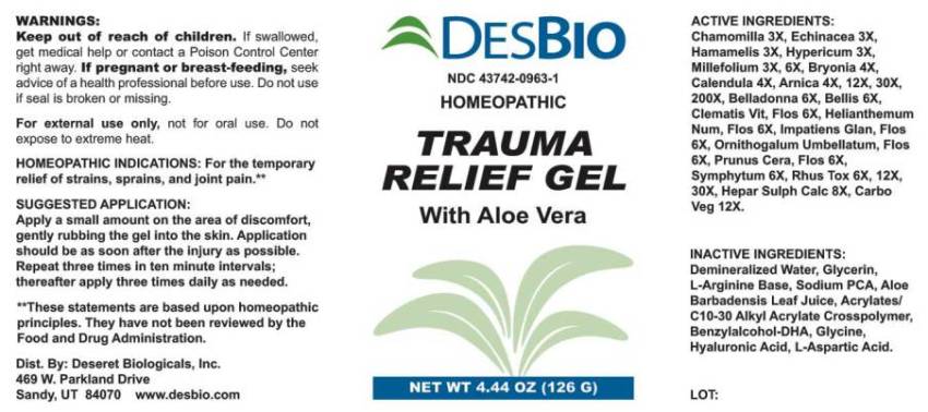 Trauma Relief Gel