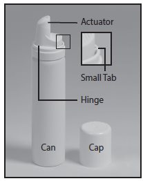 Parts of the LEXETTE can