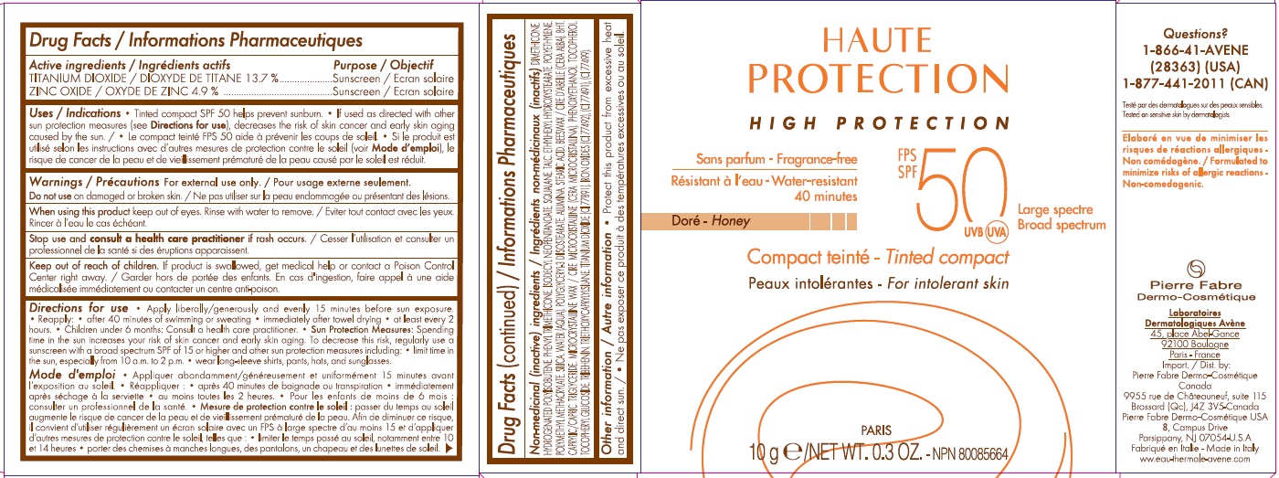 High Protection Tinted Compact SPF 50 Honey Carton