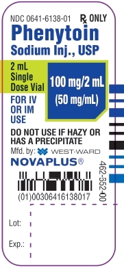 Phenytoin Sodium Injection, USP 100 mg/2 mL (50 mg/mL) 2 mL Single Dose Vial