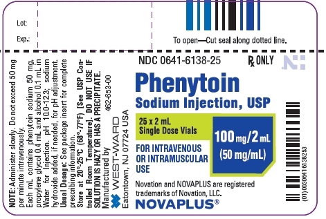 Phenytoin Sodium Injection, USP 100 mg/2 mL (50 mg/mL) 25 x 2 mL Single Dose Vials