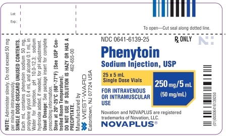 Phenytoin Sodium Injection, USP 250 mg/5 mL (50 mg/mL) 25 x 5 mL Single Dose Vials