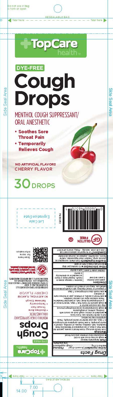 TopCare Natural Cherry 30ct Cough Drops