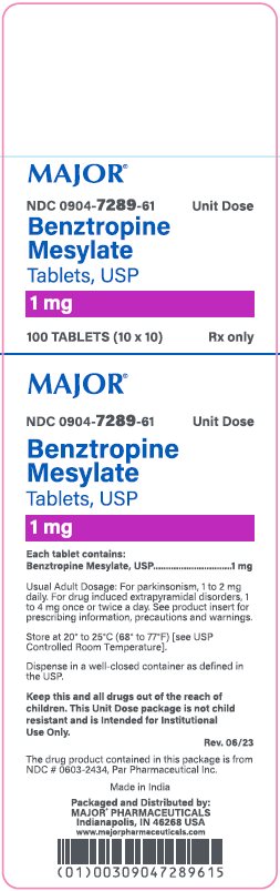 1mg carton label