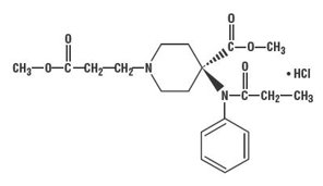 ULTIVA (remifentanil hydrochloride) Structural Formula