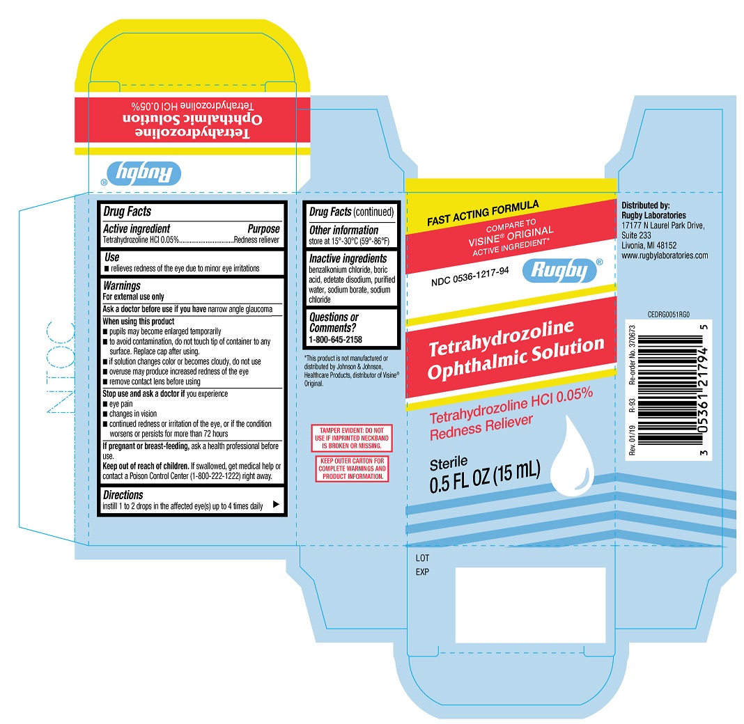 Rugby Tetrahydrozoline Ophthalmic Solution