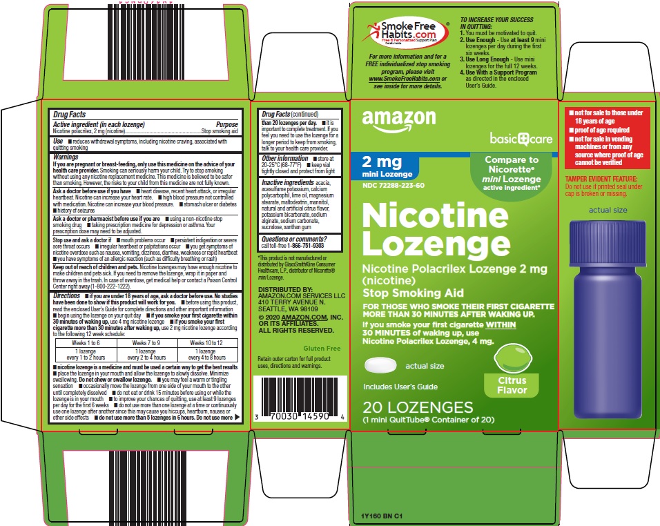 nicotine lozenge image