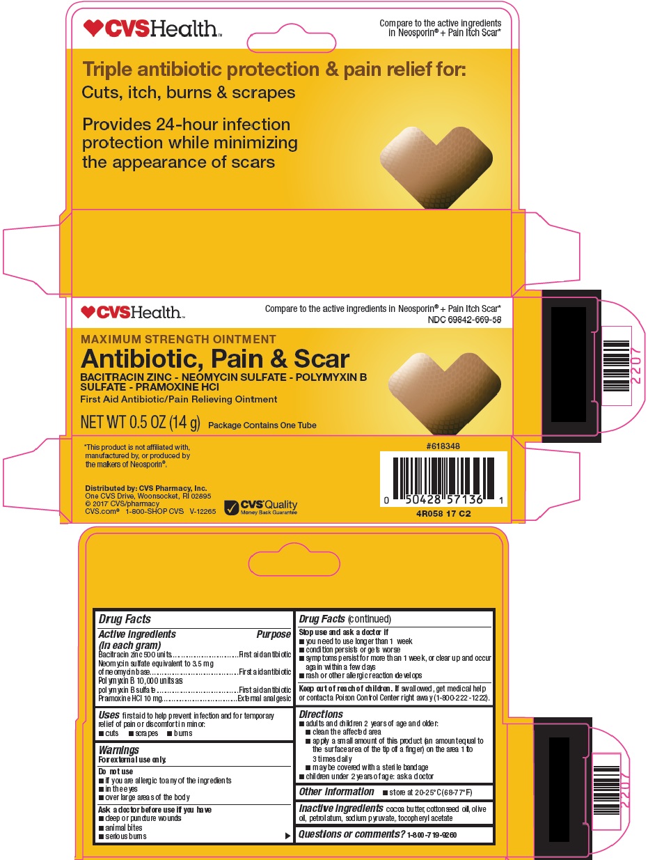 antibiotic, pain & scar image