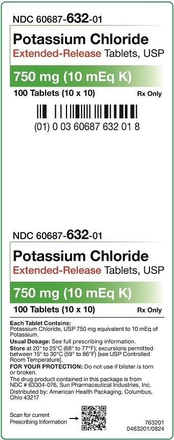 750mg Potassium Chloride ER Tablets Carton