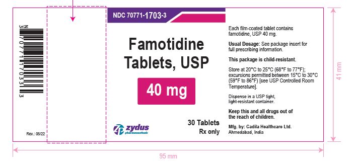 Famotidine Tablet Film Coated 6423