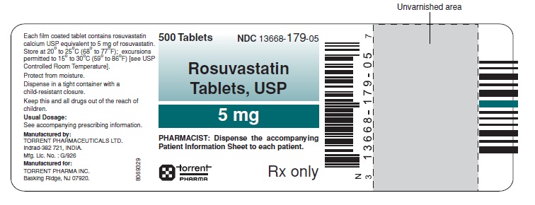 Rosuvastatin Tablets, USP 5mg
