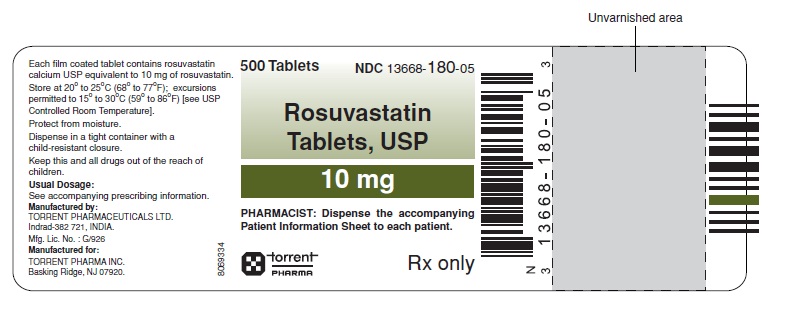 Rosuvastatin Tablets USP, 10 mg