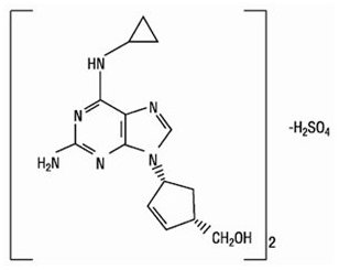 abacavir sulfate structural formula