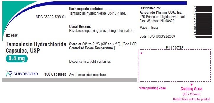 PACKAGE LABEL-PRINCIPAL DISPLAY PANEL - 0.4 mg (100 Capsules Bottle)