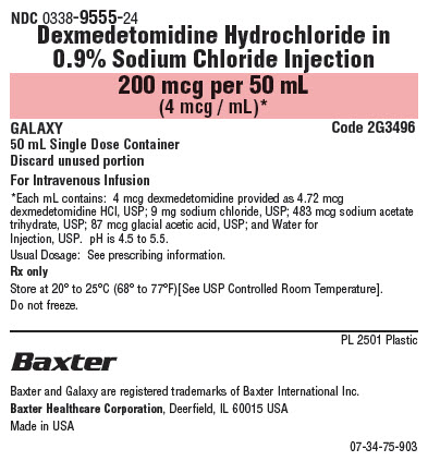 Dex Med Representative Container Label 0338-9555-24