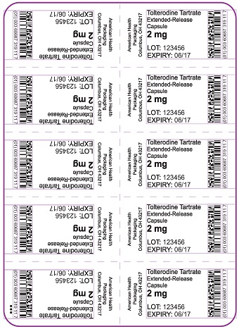 2 mg Tolterodine Tartrate ER Capsule Blister