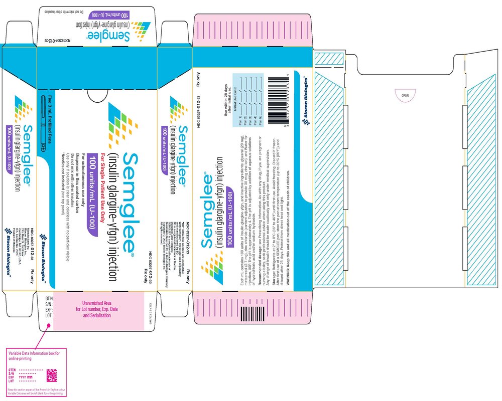 Semglee Injection 100 units/mL Pen Carton