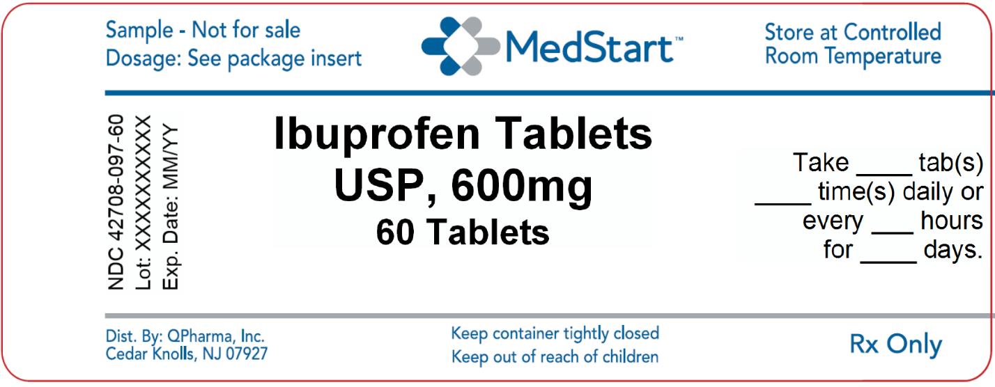 42708-097-60 Ibuprofen Tablets USP 600mg x 60 V2