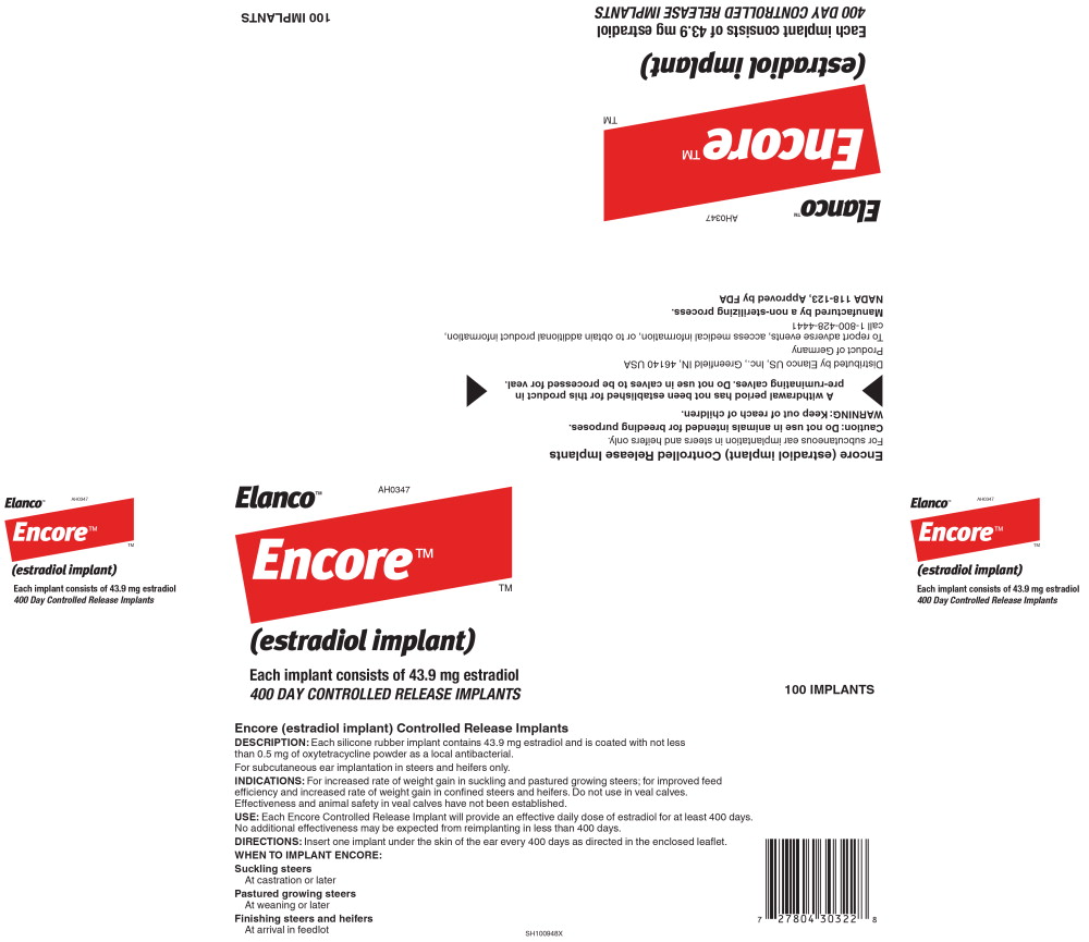 Principal Display Panel - Encore Carton Label
