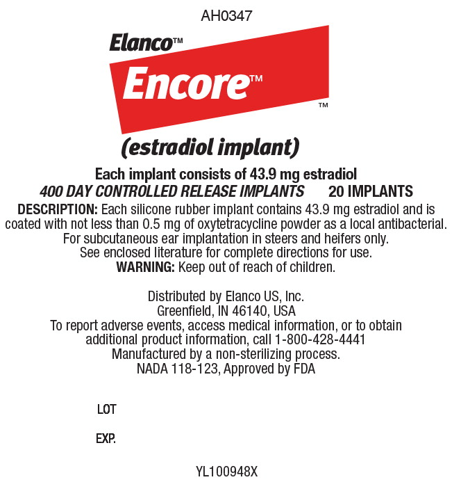 Principal Display Panel - Encore Cartridge Label
