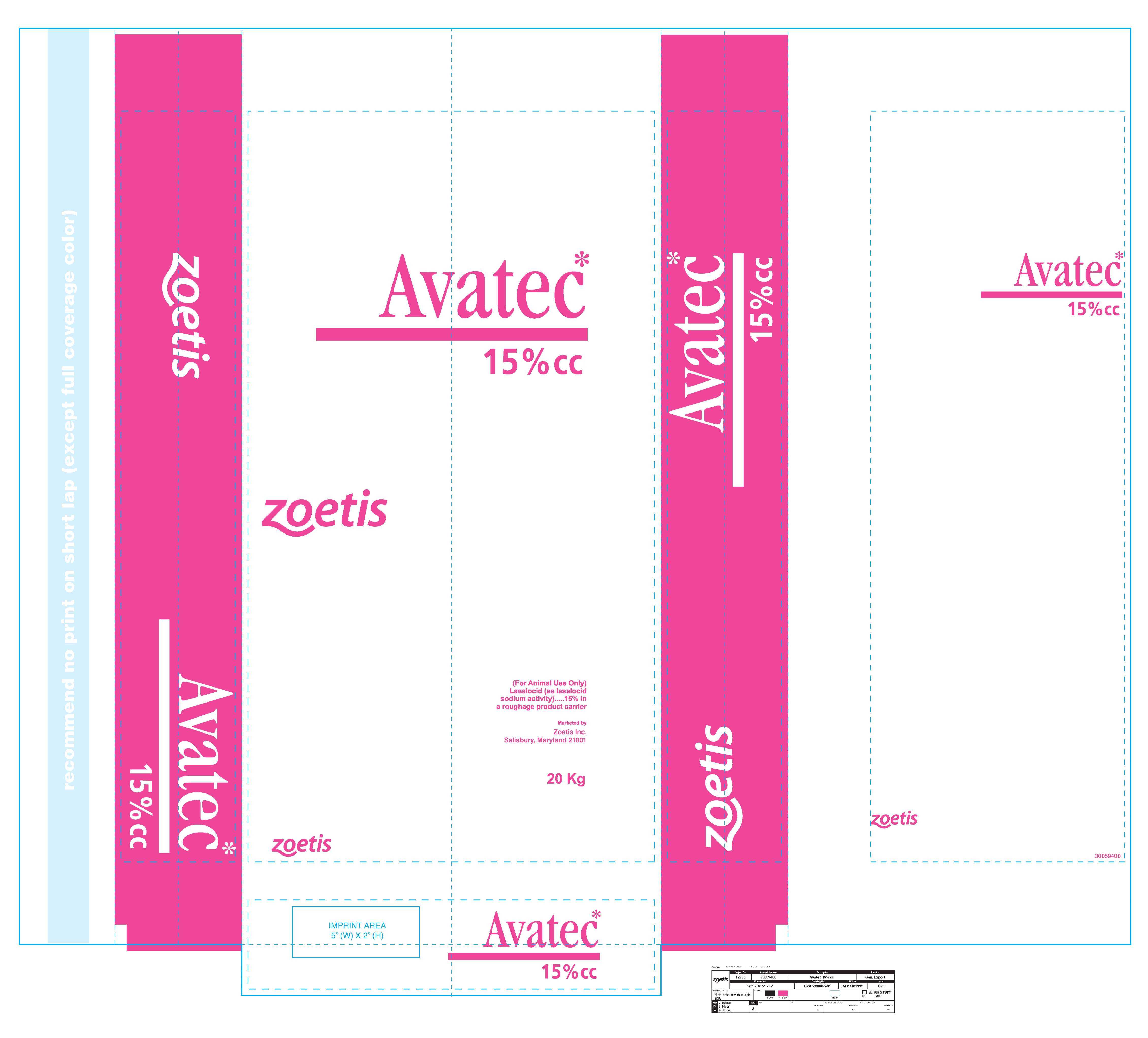 Avatec 15 Label