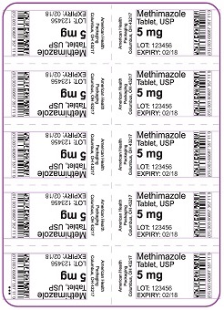 5 mg Methiamiazole Tablet Blister