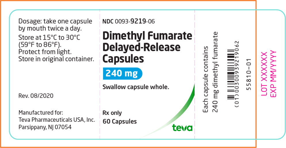 Principal Display Panel – 240 mg Bottle Label

