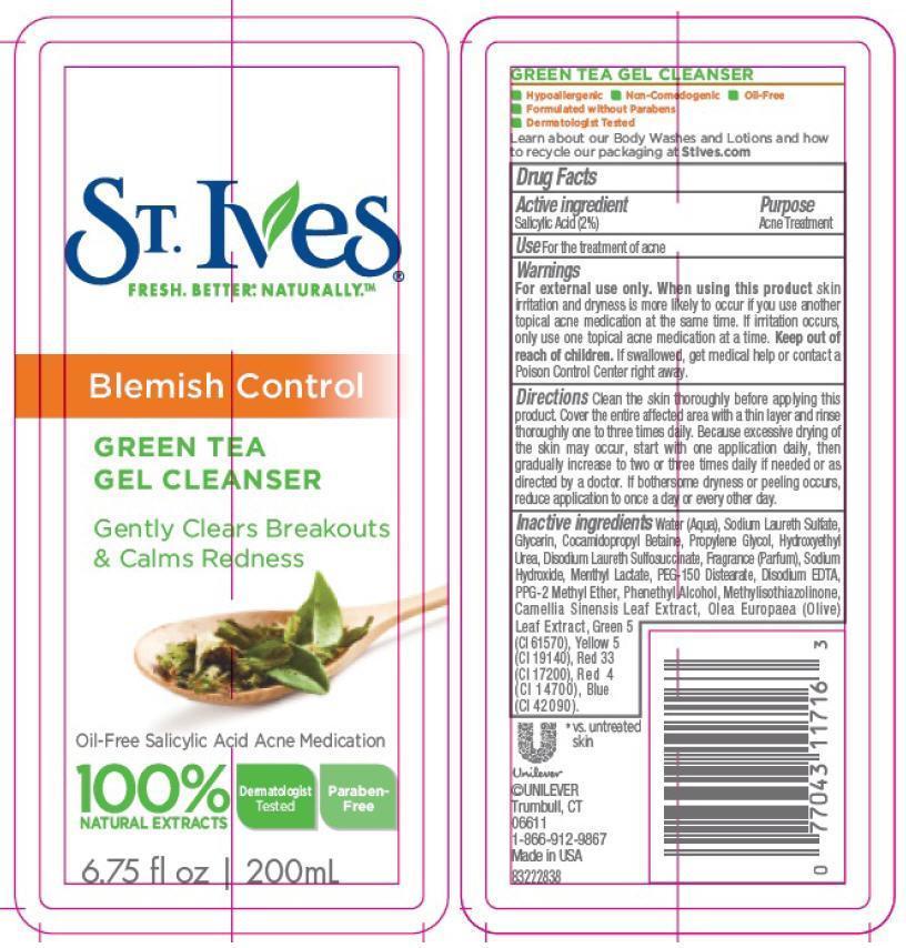 St. Ives Green Tea Gel Cleanser PDP