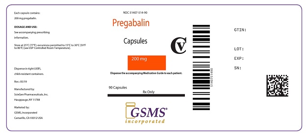 Pregabalin Caps 200 mg 51407-514-90.jpg