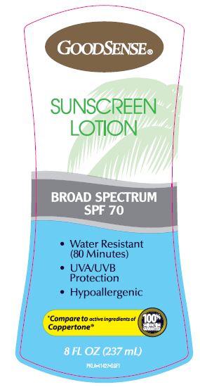 GoodSense Sunscreen Lotion SPF 70 Front