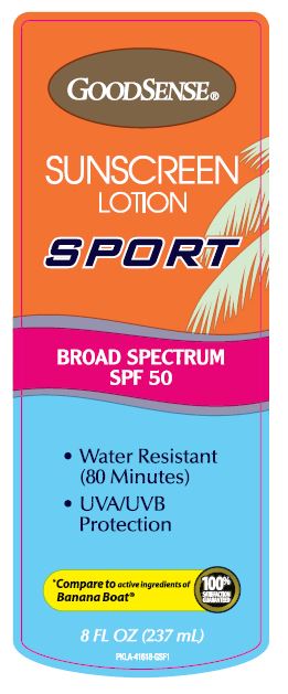 GoodSense Sport Sunscreen SPF 50 Front