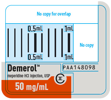 PRINCIPAL DISPLAY PANEL - 50 mg Syringe Label - PAA148098