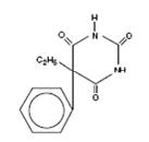 Phenobarbital-structural formula