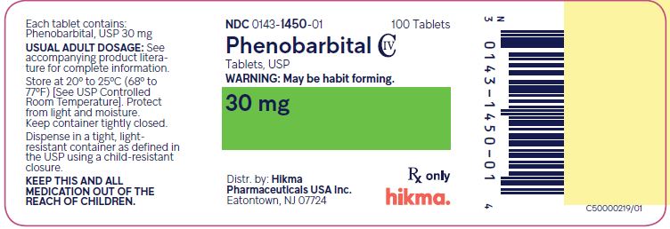 NDC: <a href=/NDC/0143-1495-01>0143-1495-01</a> Phenobarbital Tablets, USP 15 mg 100 Tablets Rx Only