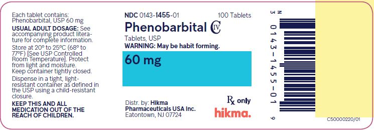 NDC: <a href=/NDC/0143-1450-01>0143-1450-01</a> Phenobarbital Tablets, USP 30 mg 100 Tablets Rx Only