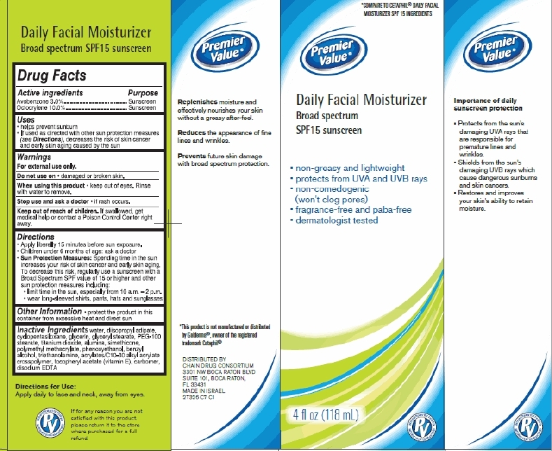 Daily Facial Moisturizer Label