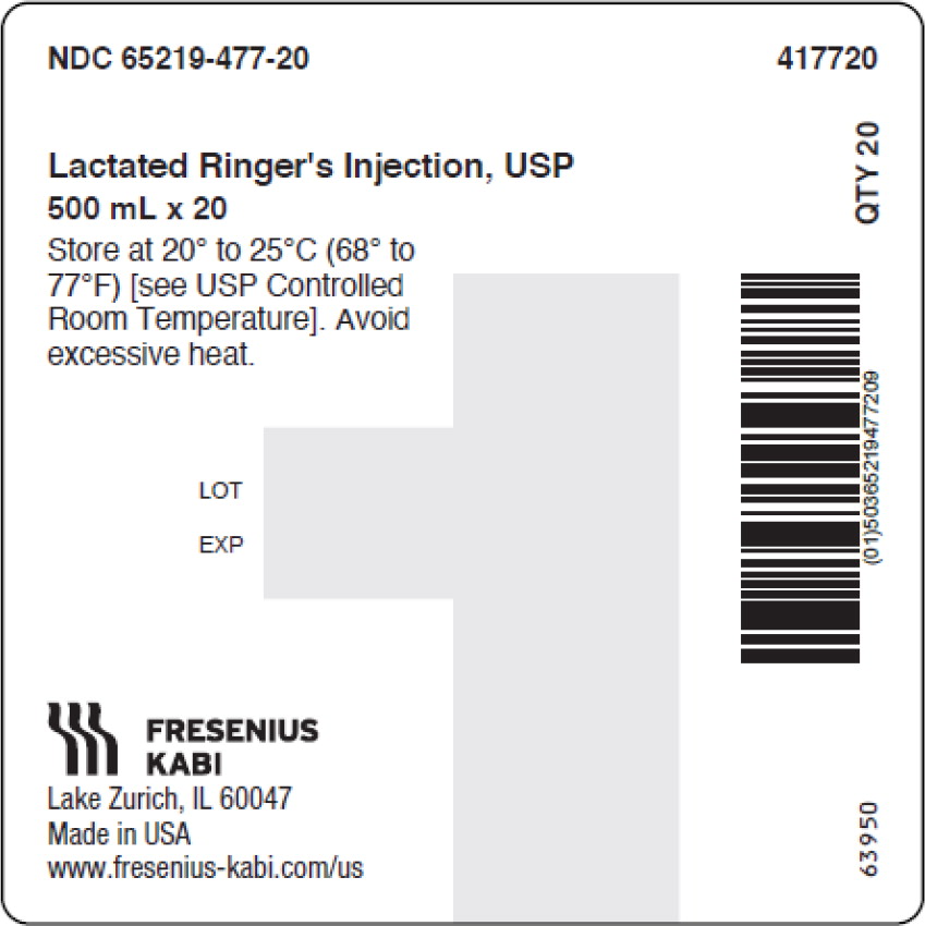 PACKAGE LABEL – PRINCIPAL DISPLAY – Lactated Ringer's Injection, USP 500 mL Shipper
