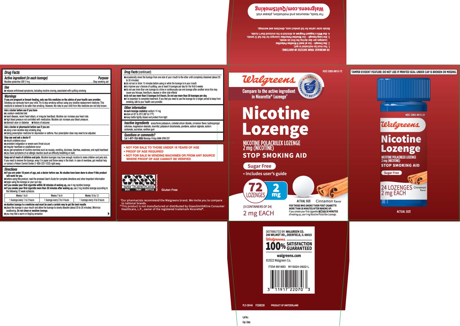 Nicotine Polacrilex USP, 2 mg